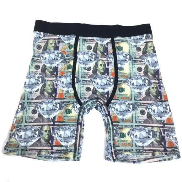 ❌SOLD❌ NEW American Flag Money Boxer Brieft 2 Pc - Picture 5 of 7
